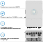 Гібридний інвертор однофазний Deye-SUN-8K-SG01LP1-EU