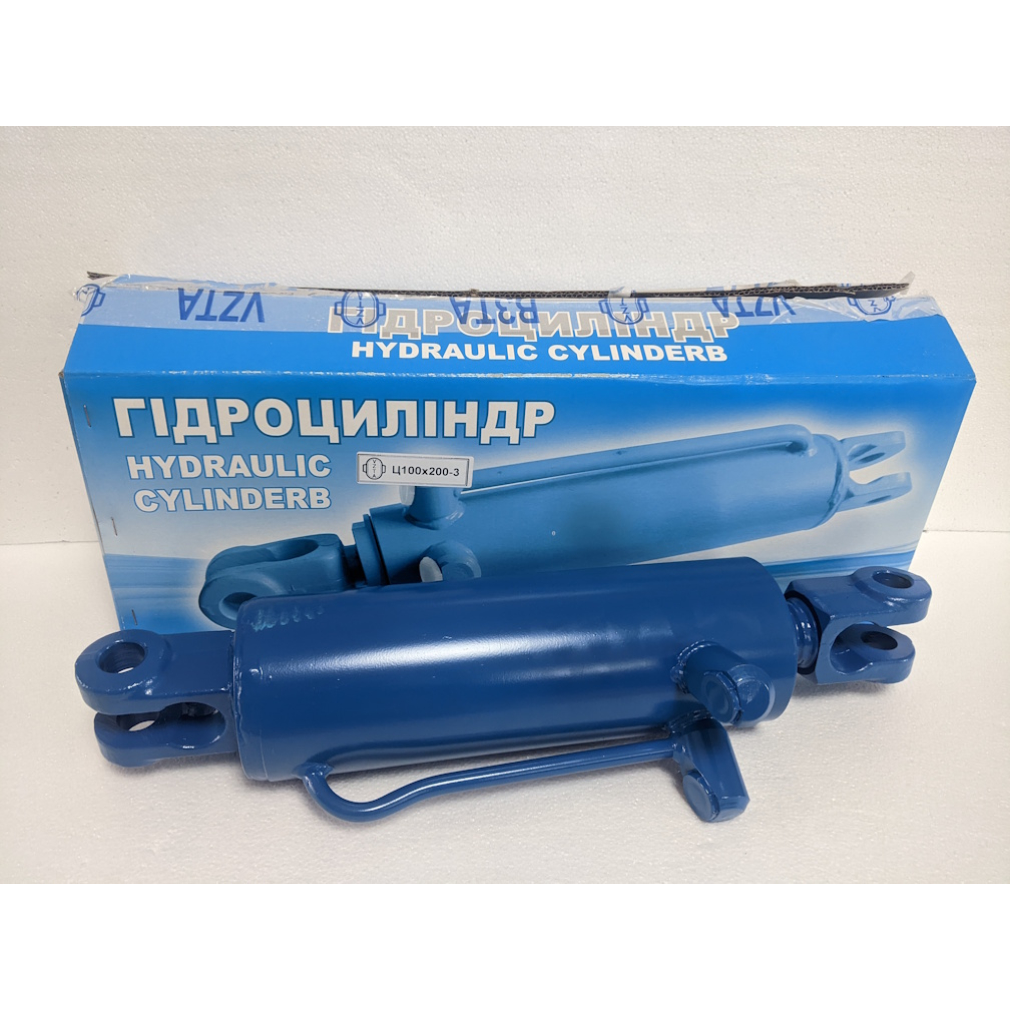Гідроциліндр механізму задн. навішування Ц100х200 МТЗ, ЮМЗ (вир-во ВАЗ)