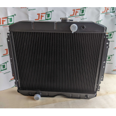 Радіатор вод. охолодж. ГАЗ 3307 (3-х рядн.) мідний з латунними бачками (JFD)