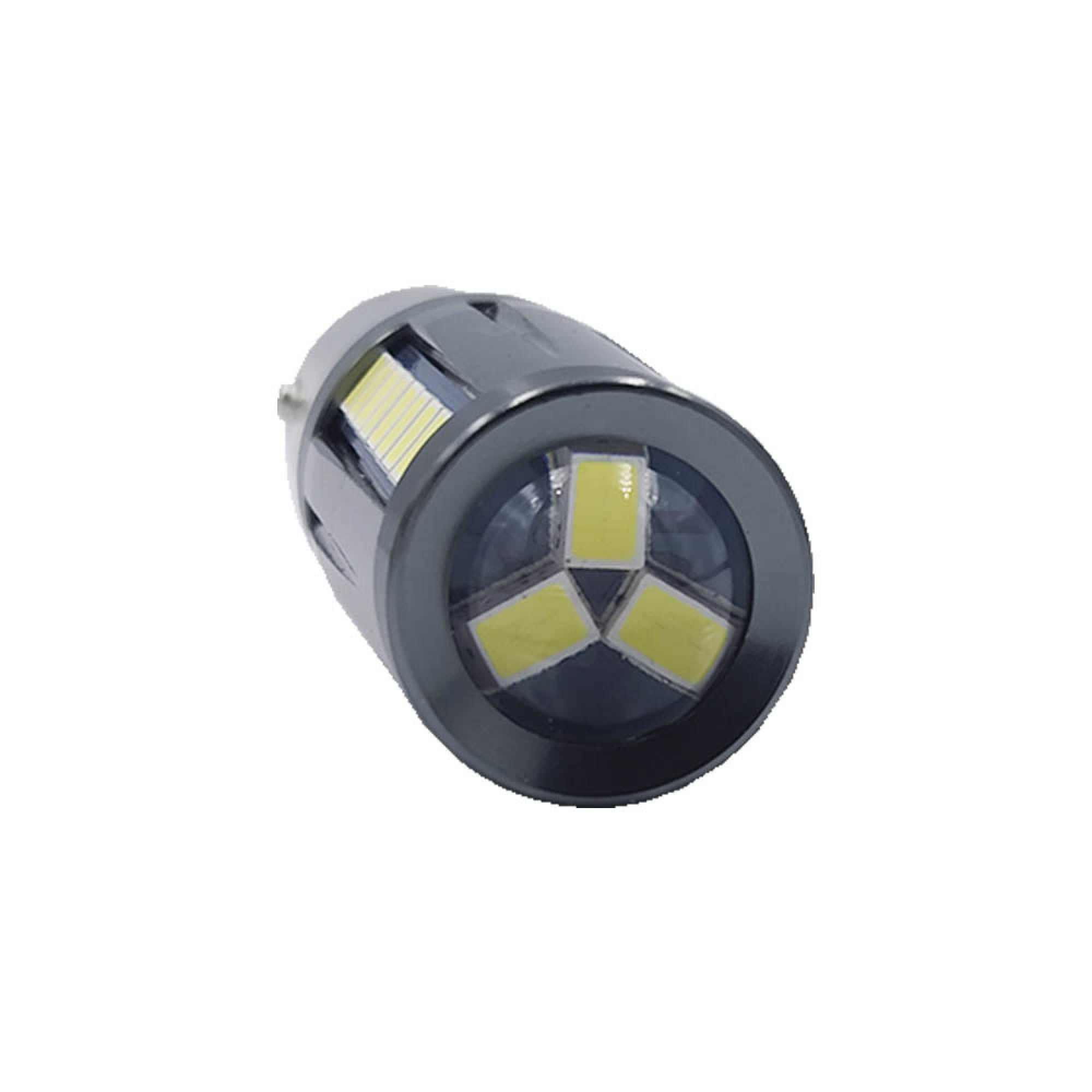 Лампа LED цоколь одноконтактний BA15S; 3W; 12-24-V; 27 діодів;D-17 mm; L-51 mm (уп. 10 шт)